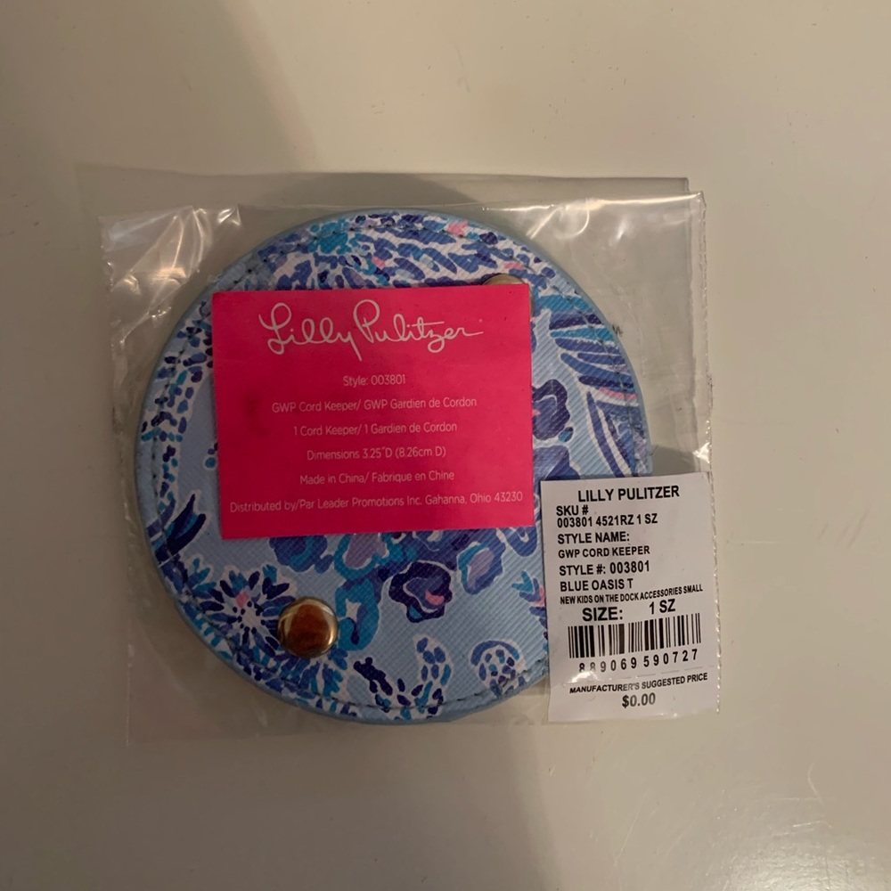Lilly Pulitzer GWP Cord Keeper